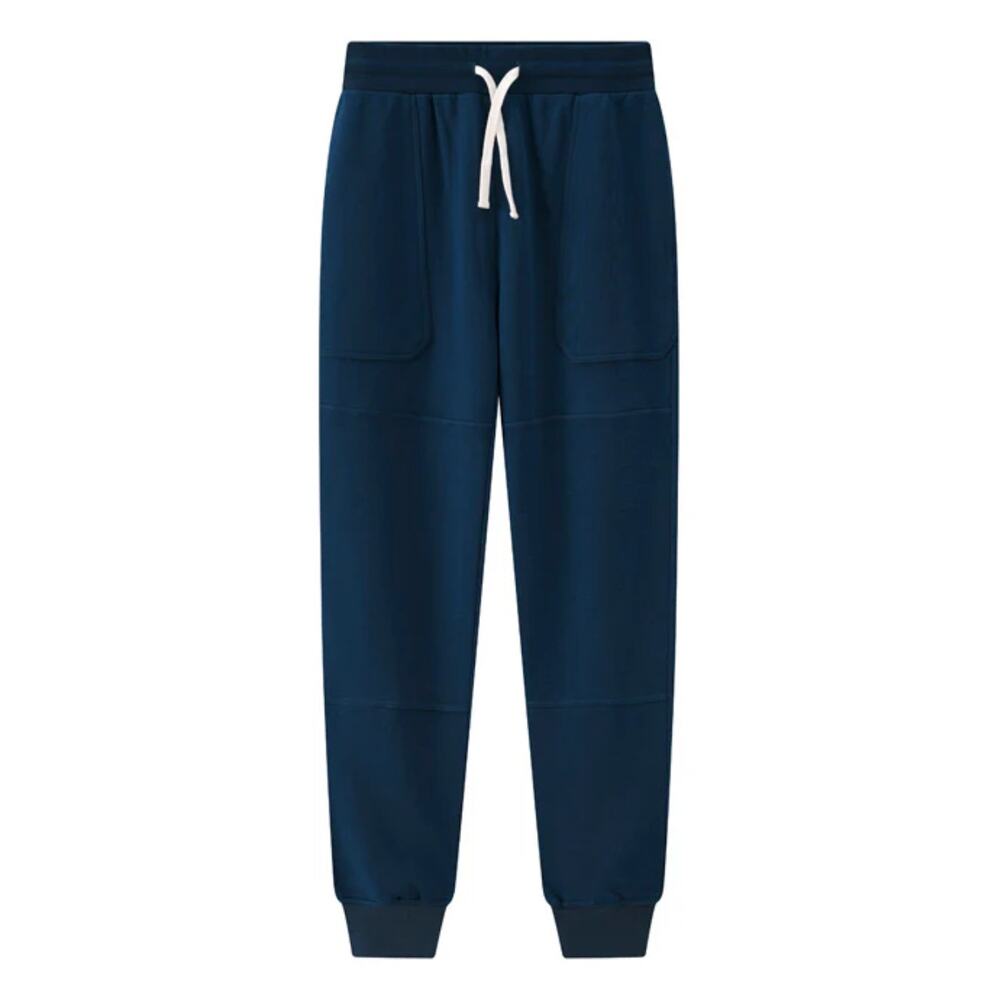 McNairy & Co Organic Cotton Cuffed Sweatbritches Sweatpants Mens Size XL Navy